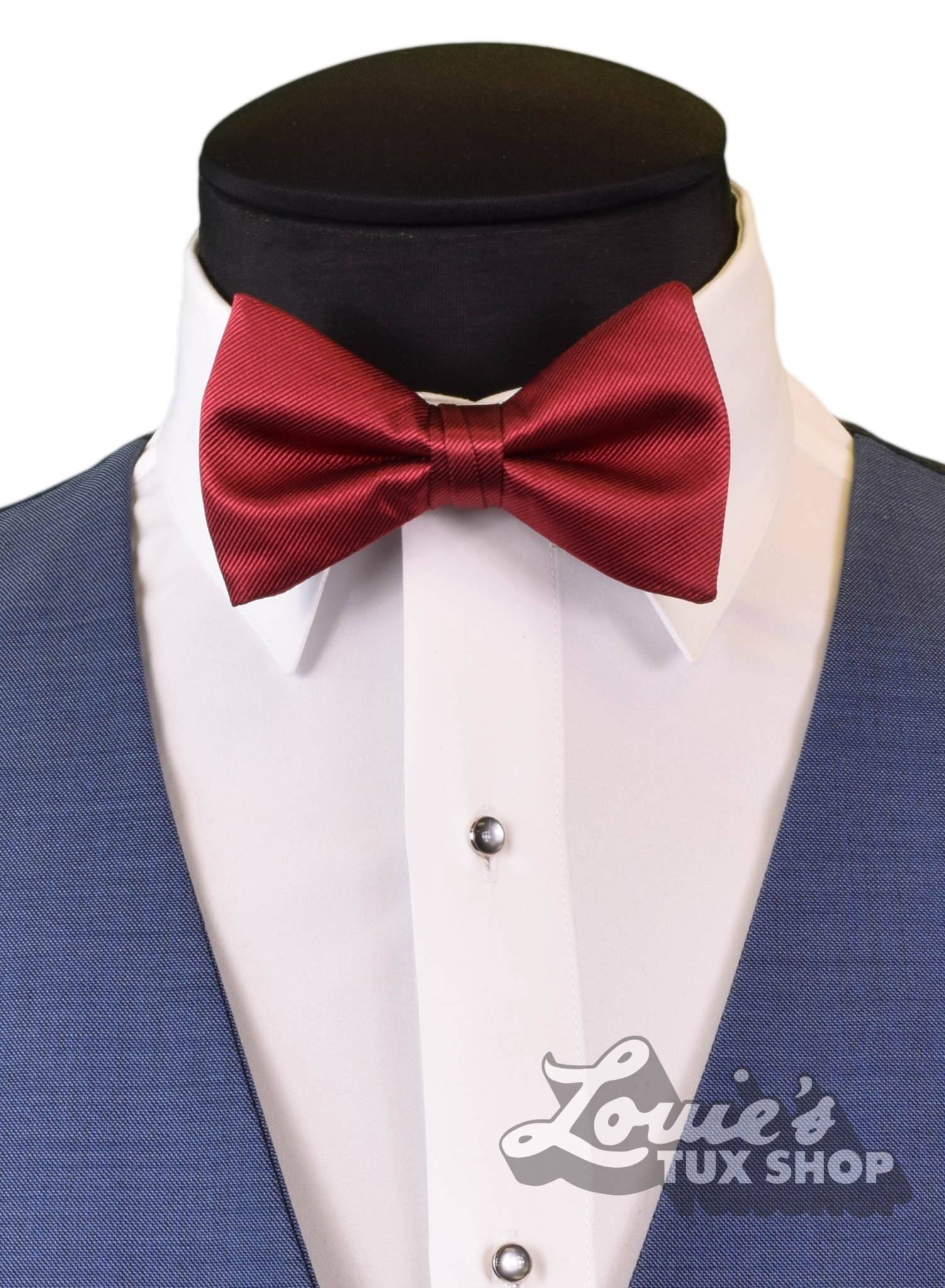 Modern Solid Custom Chianti Bow Tie ...