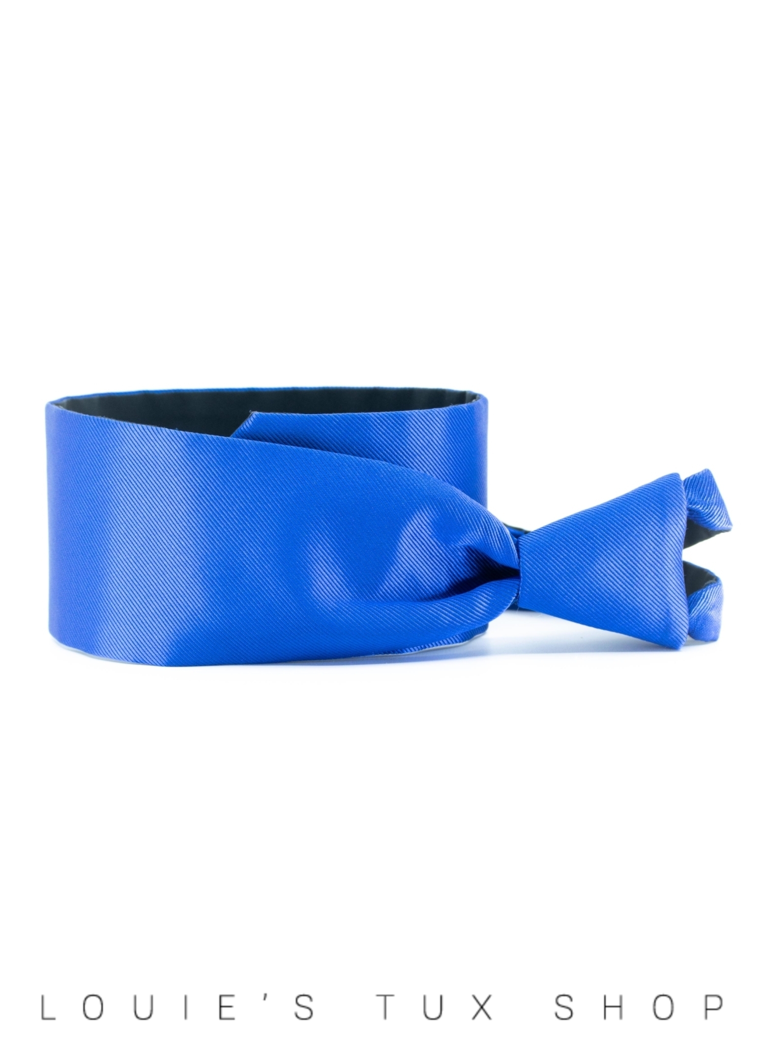 Royal Blue Solid Bow Tie